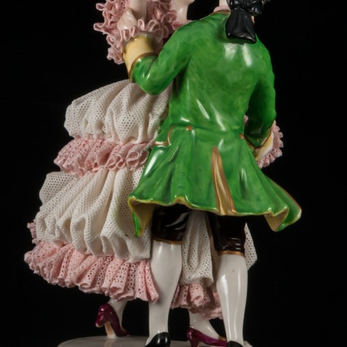 Танцующая пара, кружевная, Volkstedt, Германия