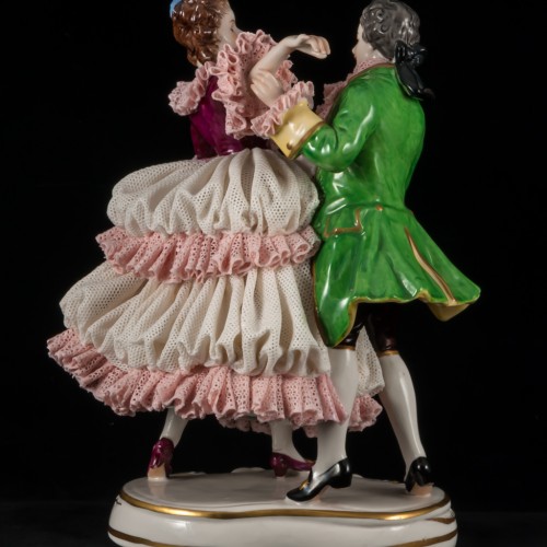 Танцующая пара, кружевная, Volkstedt, Германия