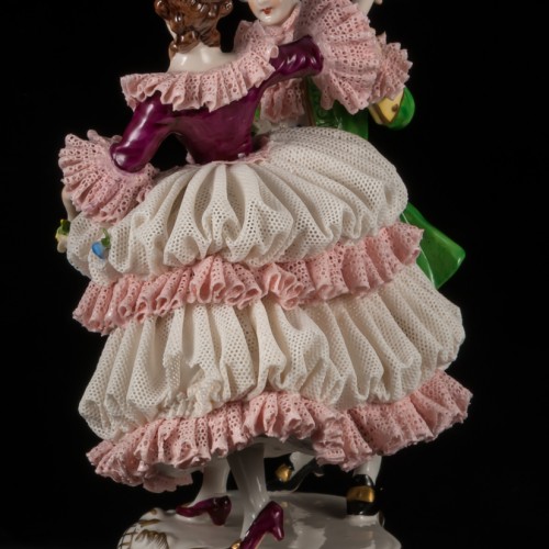 Танцующая пара, кружевная, Volkstedt, Германия