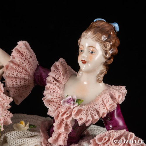 Танцующая пара, кружевная, Volkstedt, Германия