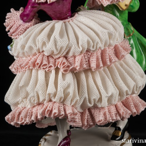 Танцующая пара, кружевная, Volkstedt, Германия