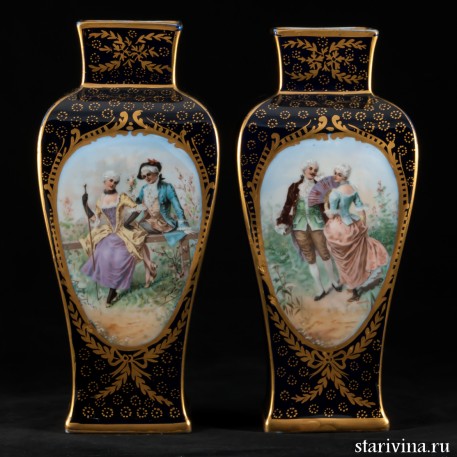Две старинные вазы, Франция, 19 в