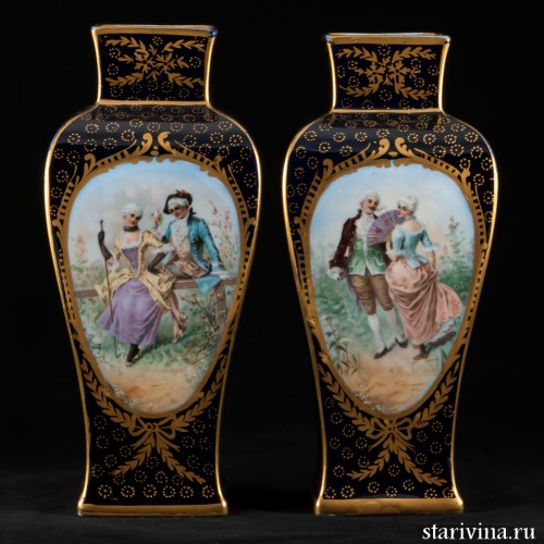 Две старинные вазы, Франция, 19 в