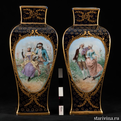 Две старинные вазы, Франция, 19 в