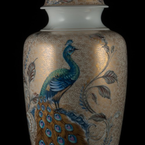 Декоративная ваза с крышкой в китайском стиле, Alka Kaiser, Германия, 1970 гг