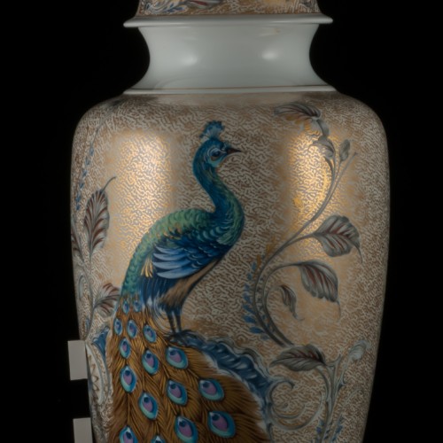 Декоративная ваза с крышкой в китайском стиле, Alka Kaiser, Германия, 1970 гг