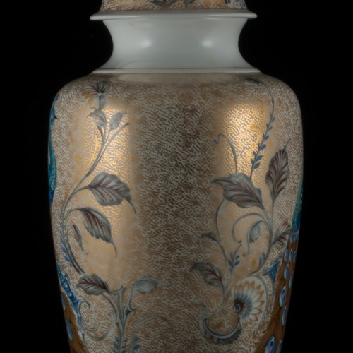 Декоративная ваза с крышкой в китайском стиле, Alka Kaiser, Германия, 1970 гг