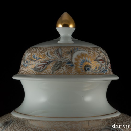 Декоративная ваза с крышкой в китайском стиле, Alka Kaiser, Германия, 1970 гг