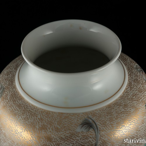 Декоративная ваза с крышкой в китайском стиле, Alka Kaiser, Германия, 1970 гг