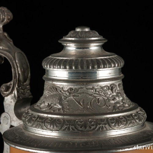 Пивная кружка, 1л, Villeroy & Boch, Германия, ок. 1890 г