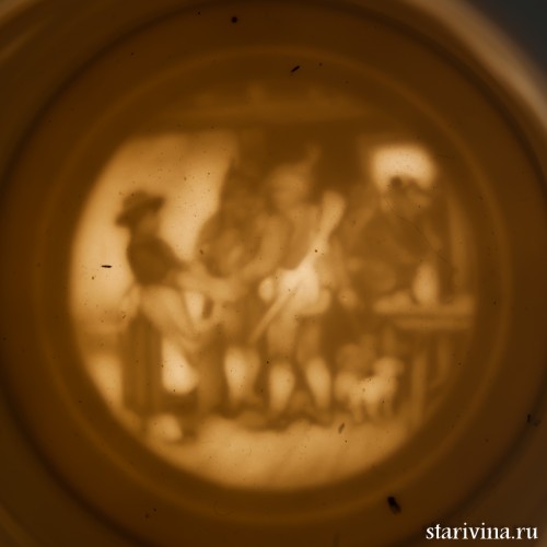 Памятная пивная кружка 121 пехотного полка, 1/2л, Германия, 1900 г