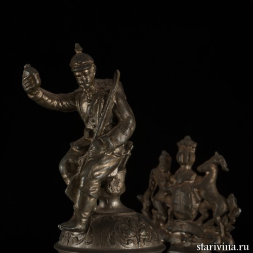 Памятная пивная кружка 121 пехотного полка, 1/2л, Германия, 1900 г