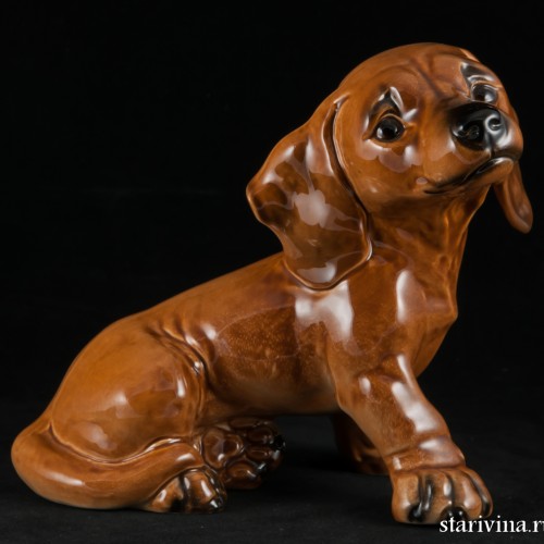 Щенок таксы, Goebel, Германия, 1980 гг