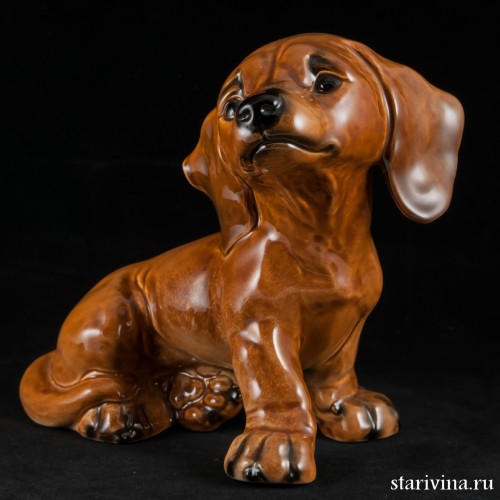 Щенок таксы, Goebel, Германия, 1980 гг