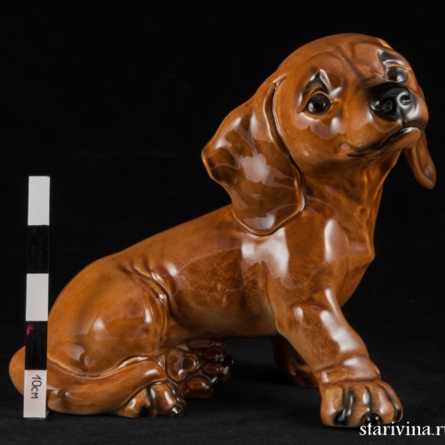 Щенок таксы, Goebel, Германия, 1980 гг