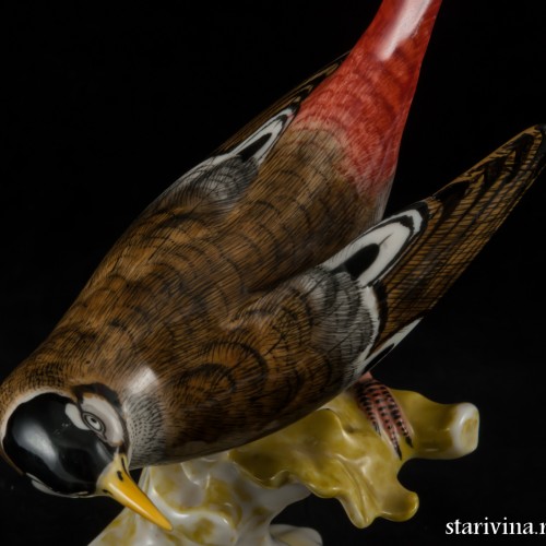 Птица с красным хвостом, Hutschenreuther, Германия, 1970 гг