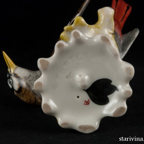 Птица с красным хвостом, Hutschenreuther, Германия, 1970 гг