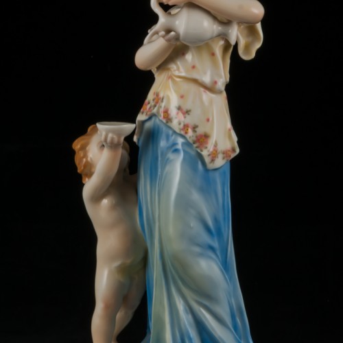 Мама с малышом, Karl Ens, Германия, 1920-30 гг