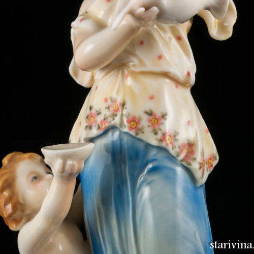 Мама с малышом, Karl Ens, Германия, 1920-30 гг