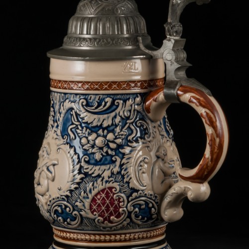 Пивная кружка, 0,5л, Reinhold Merkelbach, Германия, ок. 1900 гг