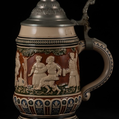 Пивная кружка, 0,5л, Reinhold Merkelbach, Германия, 1890-1910 гг