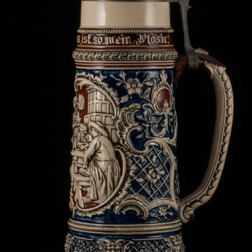 Пивная кружка, 2л, Reinhold Hanke, Германия, ок. 1890 г