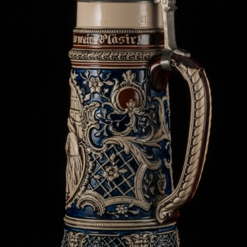 Пивная кружка, 2л, Reinhold Hanke, Германия, ок. 1890 г