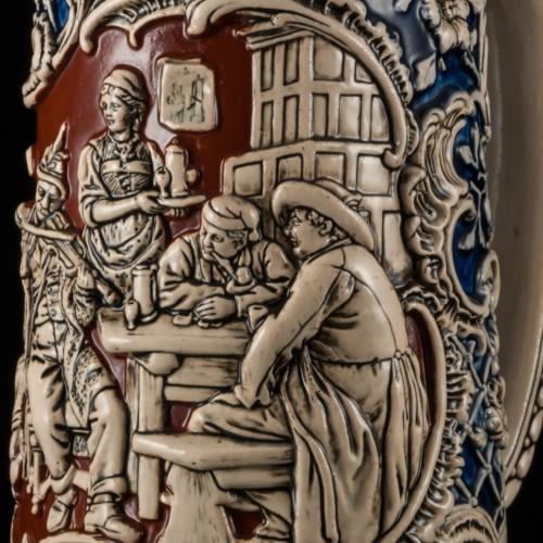 Пивная кружка, 2л, Reinhold Hanke, Германия, ок. 1890 г