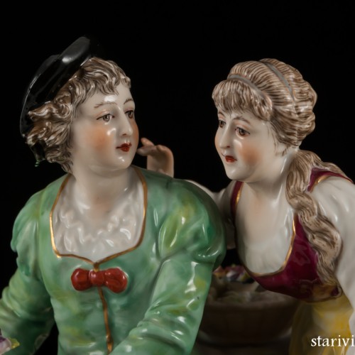 Старинная Романтическая пара, Wilhelm Greiner & Carl Holzapfel, Германия, 1804-1815 гг