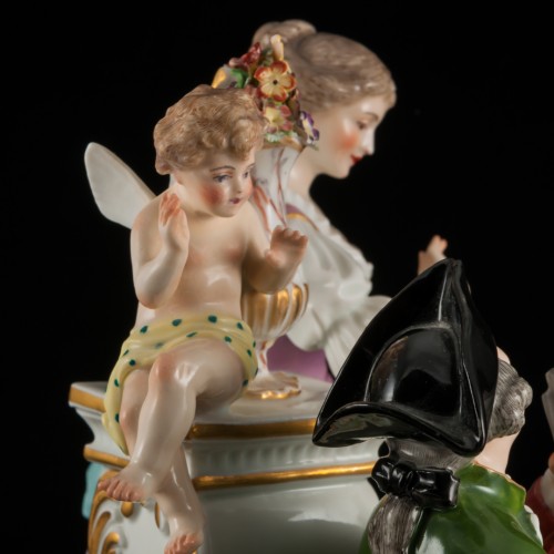 Свидание у фонтана, Германия, 19 в