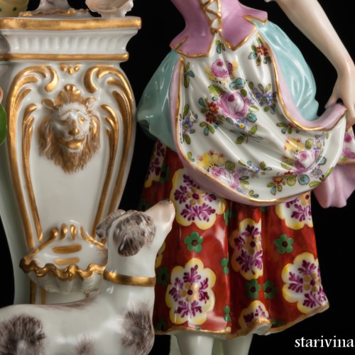 Свидание у фонтана, Германия, 19 в