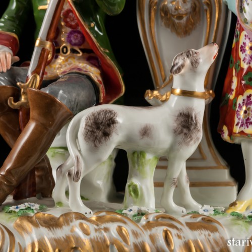 Свидание у фонтана, Германия, 19 в