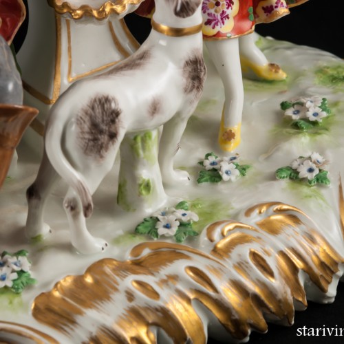 Свидание у фонтана, Германия, 19 в