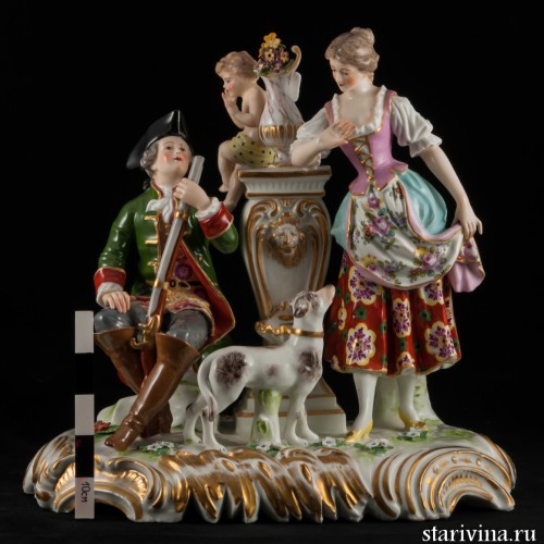 Свидание у фонтана, Германия, 19 в