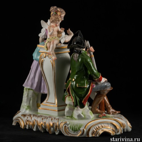 Свидание у фонтана, Германия, 19 в