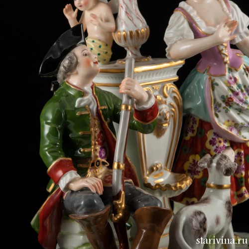 Свидание у фонтана, Германия, 19 в