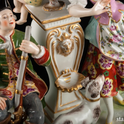 Свидание у фонтана, Германия, 19 в