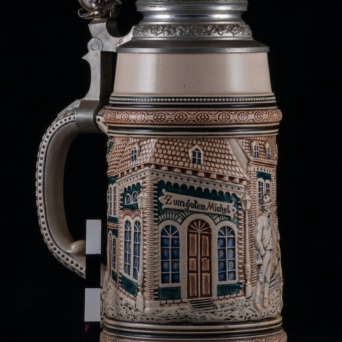 Пивная кружка 1л, Reinhold Merkelbach, Германия, 1900 гг