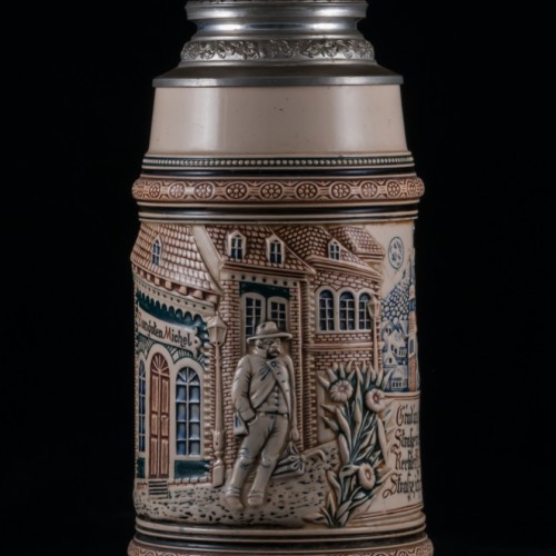 Пивная кружка 1л, Reinhold Merkelbach, Германия, 1900 гг