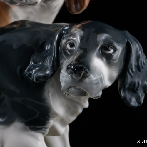 Две охотничьих собаки, Wagner & Apel, Германия, 1950 гг