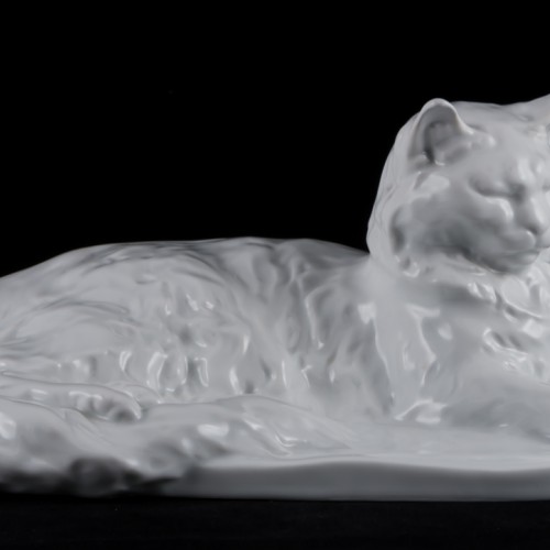 Ангорская белая кошка, Herend, Венгрия