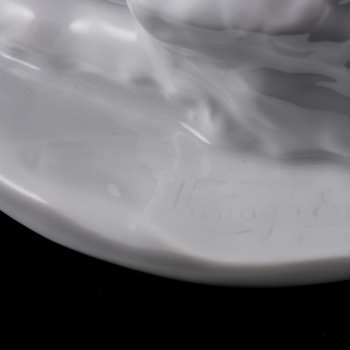 Ангорская белая кошка, Herend, Венгрия