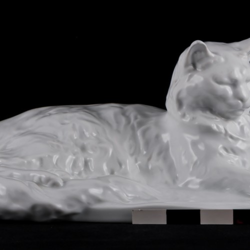 Ангорская белая кошка, Herend, Венгрия