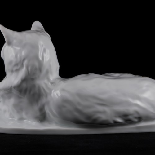 Ангорская белая кошка, Herend, Венгрия