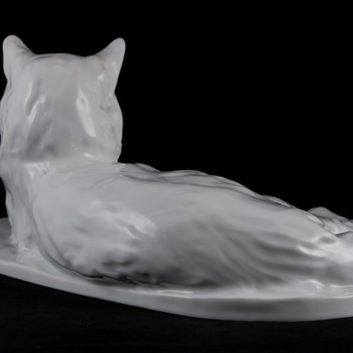 Ангорская белая кошка, Herend, Венгрия