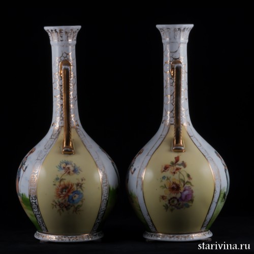 Две вазы, Victoria Carlsbad, Австрия, кон. 19 в