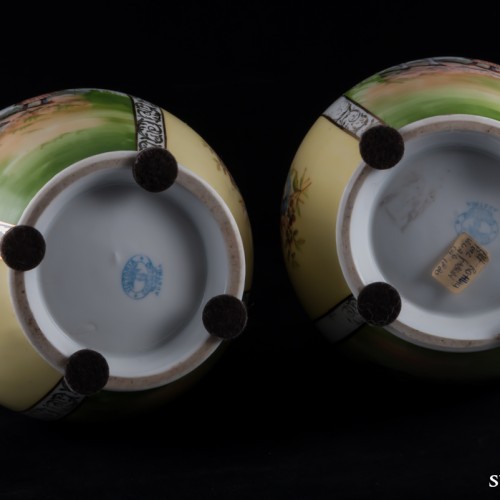 Две вазы, Victoria Carlsbad, Австрия, кон. 19 в