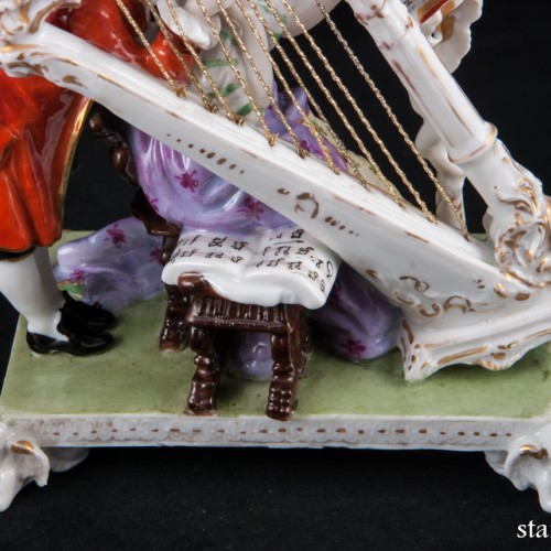 Пара с арфой, Dressel, Kister & Co, Германия, 1907-20 гг