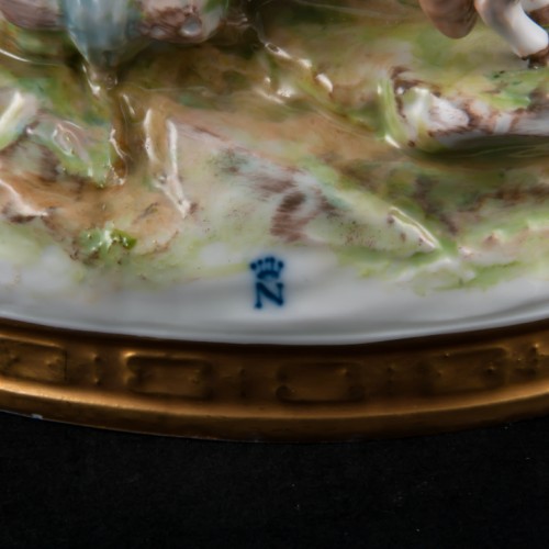 Пара с венком и овечкой, Дрезден, Германия, кон.19 - нач. 20 в