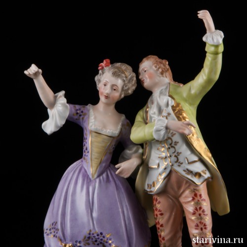 Романтическая пара, Carl Thieme, Германия, нач. - сер. 20 века